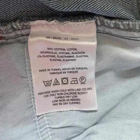 Women's Anthropologie Pilcro Denim Blue Skirt Knee Length Mini OB842973 Size 10 - Picture 6 of 7